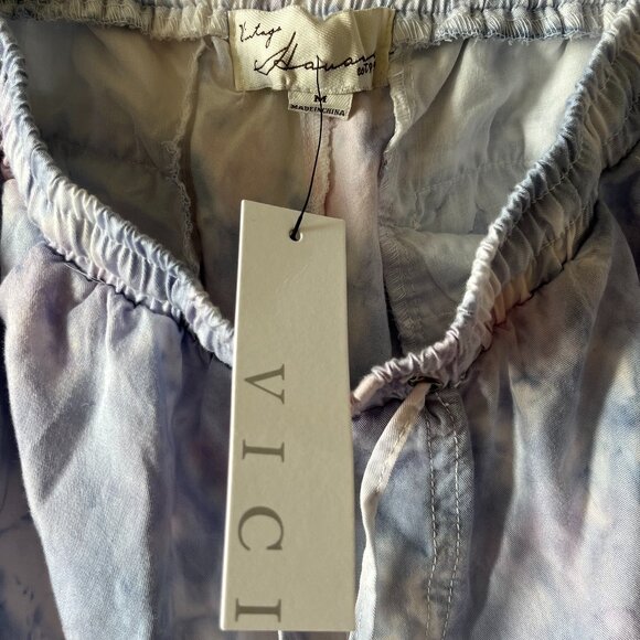 VICI Wave Wipeout Tencel Tie-Dye Joggers with Pockets Size Medium - Picture 4 of 8